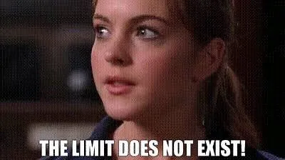 Lindsey Lohan in Mean Girls during Math Olympics solving a challenge on integral limits